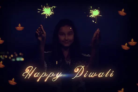 Diwali Night Celebration Video Template