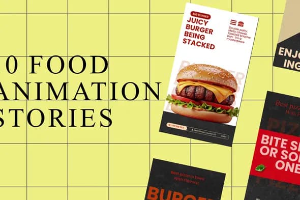 10 Animated Food Stories for Social Media