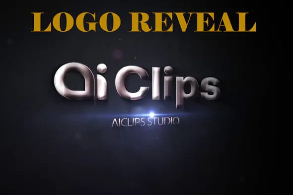 Metallic Logo Reveal Animation
