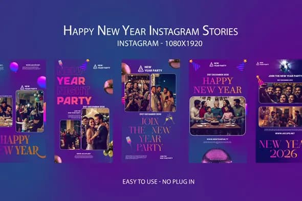 Festive Celebration Instagram Story Pack