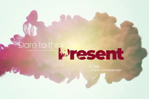 Inspiring Ink Splash Title Animation
