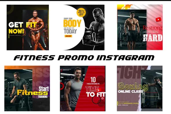 Dynamic Fitness Instagram Promo Pack