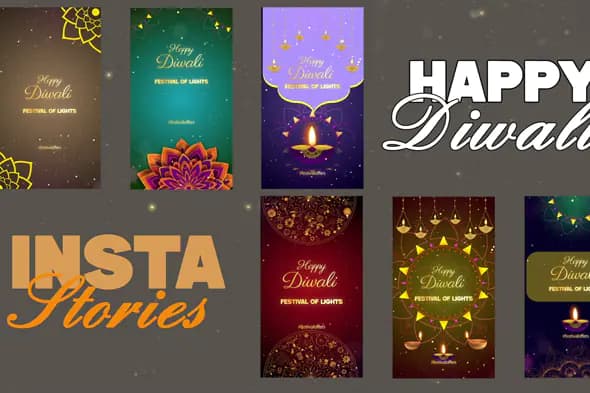 Enchanting Diwali Instagram Stories Set