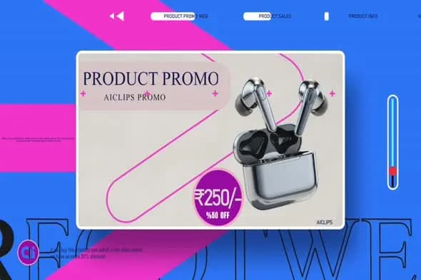 Vibrant Tech Product Promo Slideshow