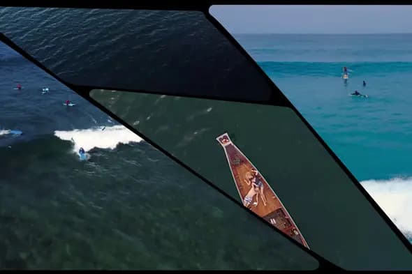 Dynamic Multi-Frame Ocean Slideshow