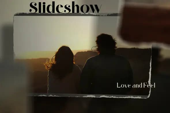 Rustic Paper Slideshow Template