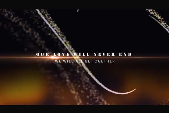 Cinematic Golden Wedding Intro Template