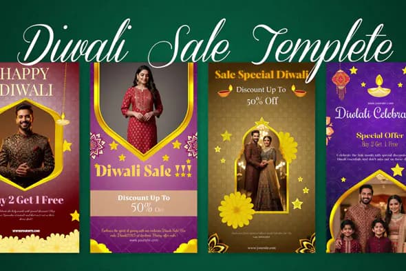 Festive Diwali Sale Video Template