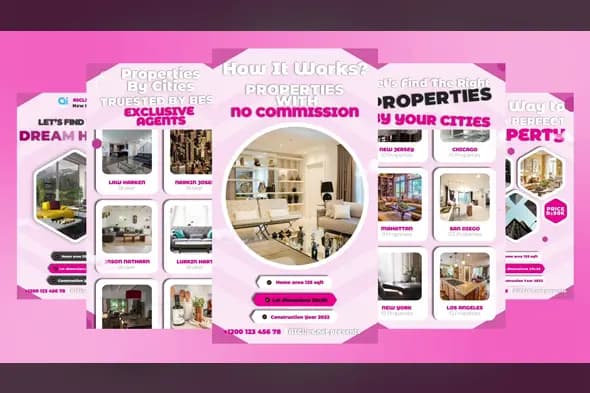 Modern Real Estate Property Showcase Templates