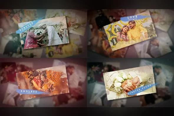 Romantic Wedding Photo Gallery Slideshow Template