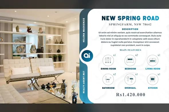 Modern Real Estate Property Presentation Template