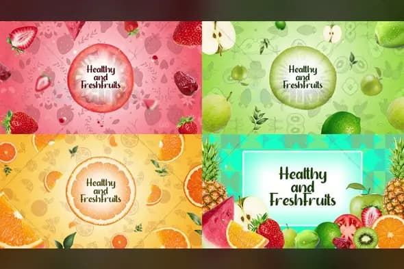 Fresh Fruit Background Animation Pack