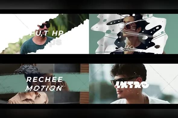 Modern Portrait Reveal Animation Template