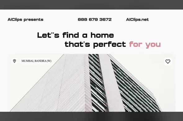 Modern Real Estate Promo Template with Architectural Focus