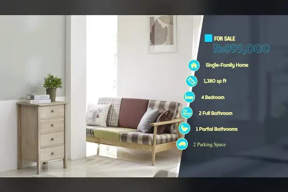 Modern Real Estate Property Details Animation Template