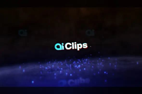 Elegant 3D Logo Reveal with Particle Effects