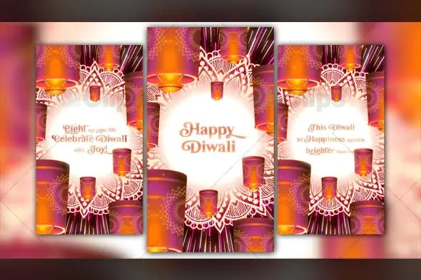 Ornate Diwali Festival Animation Template