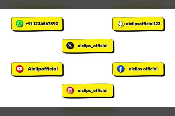 Modern Social Media Lower Thirds Template Pack