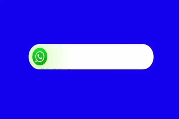 WhatsApp Lower Third Animated lower thirds on Blue Background