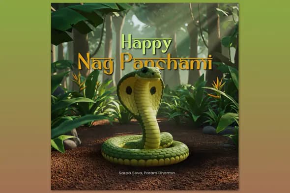 Enhanced Nag Panchami 3D Animation Template