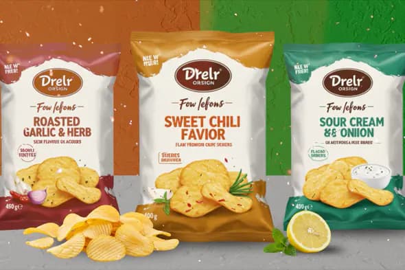 Dynamic Potato Chips Advertisement Template