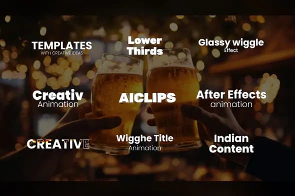 Celebration Lower Thirds Animation Pack for After Effects