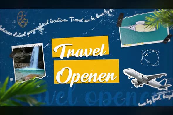 Travel Opener Template for After Effects | Animated Tourism Intro Video