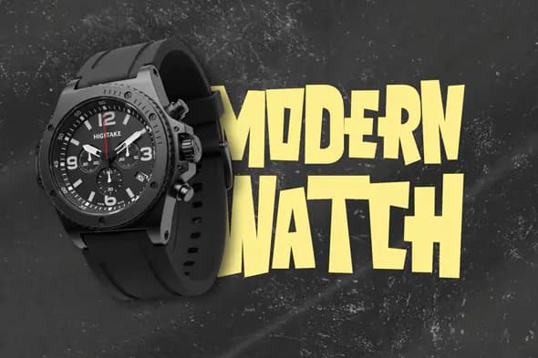 Sleek Timepiece Product Showcase Template