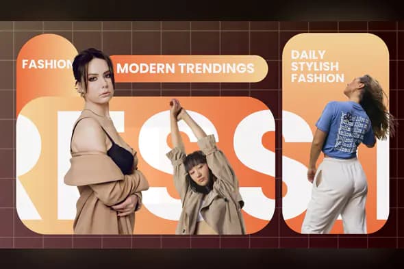 Trendy Fashion Promo Template for After Effects