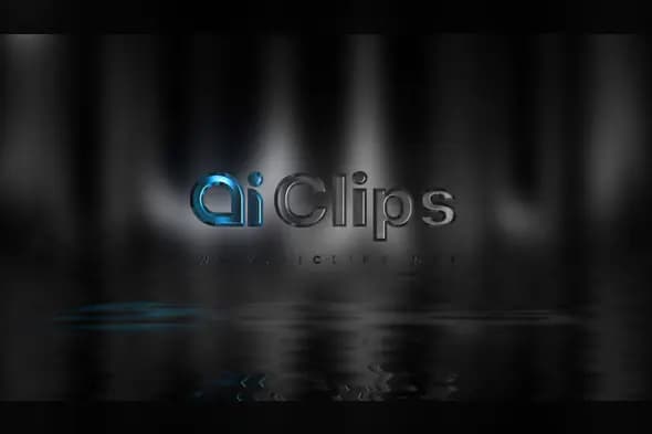 Metallic Water Reflection Logo Reveal Template for After Effects – Luxury Brand Intro