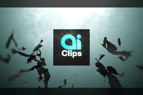 Underwater cloth Burst Logo Reveal Template for After Effects