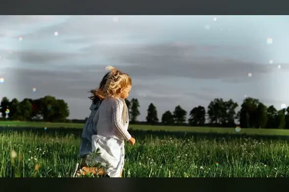 Children in Nature Slideshow Template for After Effects | Emotional Family Opener