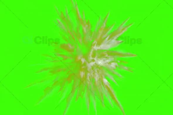 Dynamic Explosion Effect on Green Screen Background