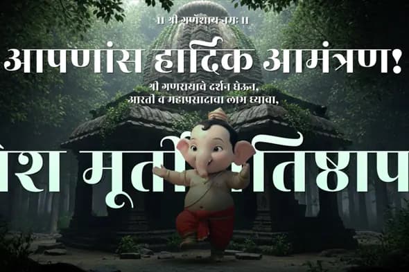 Ganesh Chaturthi Festival Animation Template