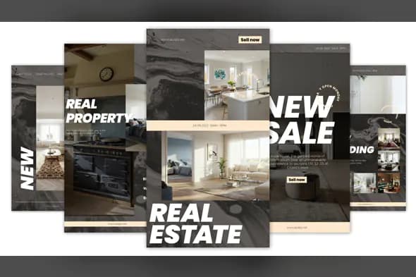 Real Estate Promo Video Template | Modern Property Sale Ad for Realtors | After Effects