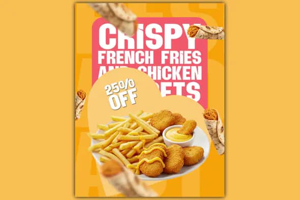 Fast Food Combo Promo Template