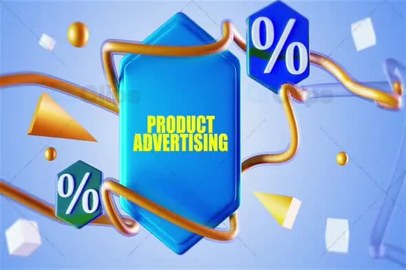 3D Product Advertising Template