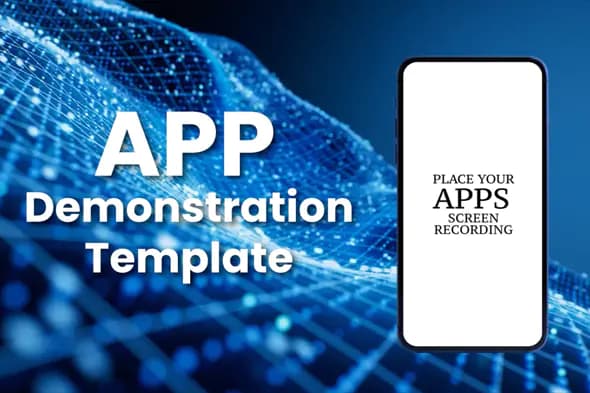 Futuristic App Showcase Template