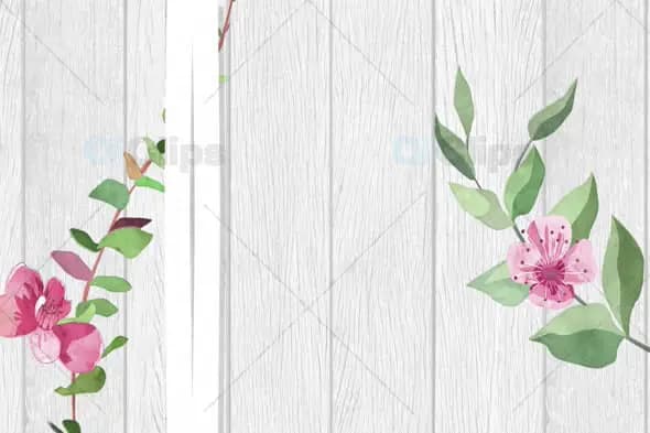 Rustic Floral Wedding Slideshow Template