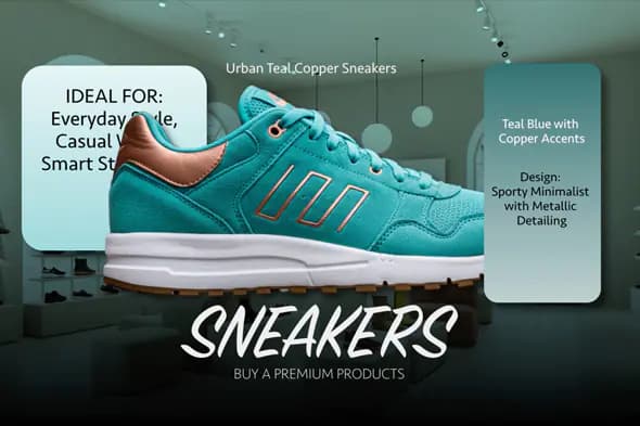 Stylish Sneaker Showcase Template