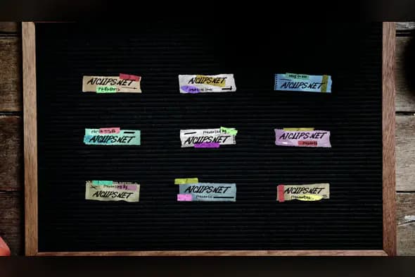 Handmade Paper Texture Lower Thirds Animation Pack for After Effects
