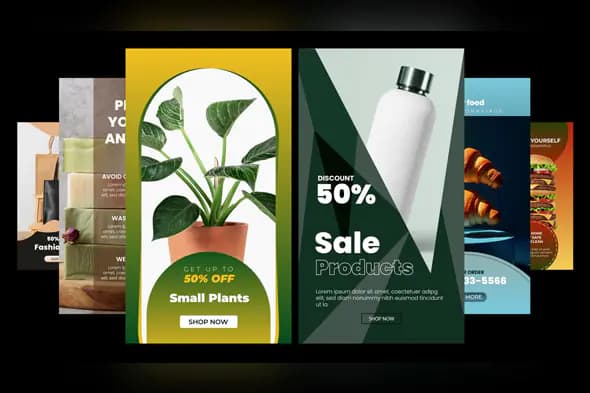 Minimal Product Sale & Advertisement Promo Template for After Effects