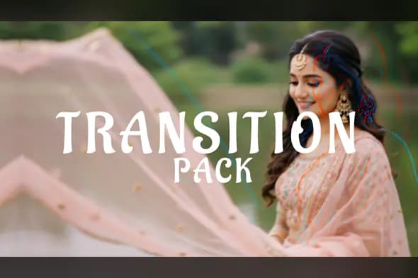 Traditional Veil Flow Transition Pack for Indian Wedding Videos – After Effects Template