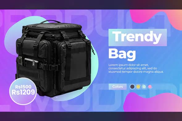 Trendy Bag Promo Advertisement Video Template | Stylish Product Showcase | After Effects