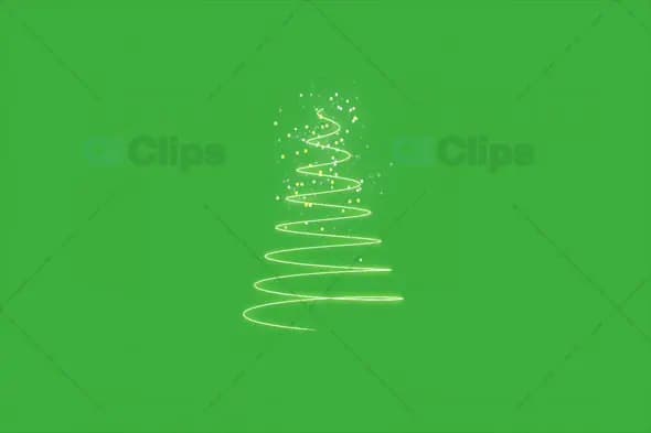 Christmas Sparkle Animation on Green Screen