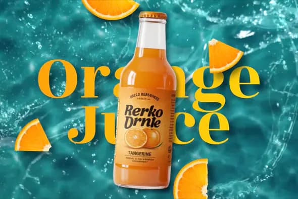 Refreshing Orange Juice Product Showcase