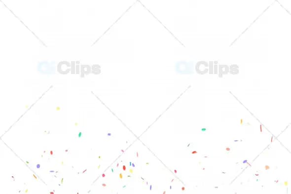 Colorful Party Confetti Overlay Animation