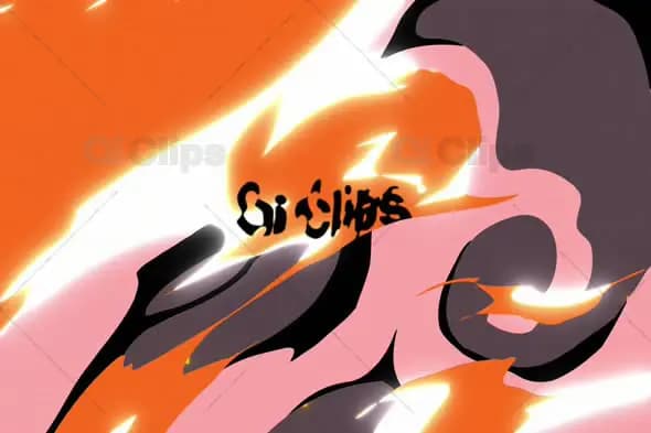 Animated Fire Logo Reveal