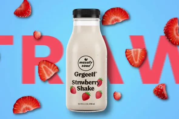 Enhanced Refreshing flavours Shake Ad Template