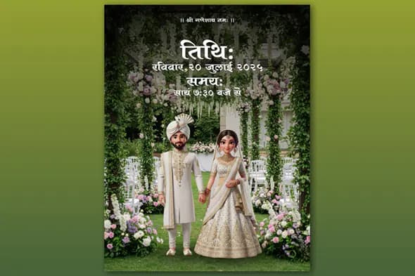 Indian Wedding Invitation Template